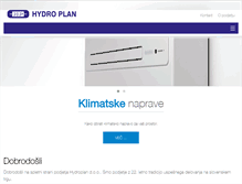 Tablet Screenshot of hydroplan.si